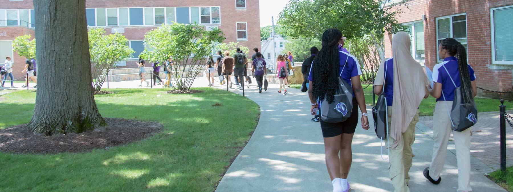 group of smiiling students